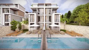 Kalkan semi-detached affordable villas for sale